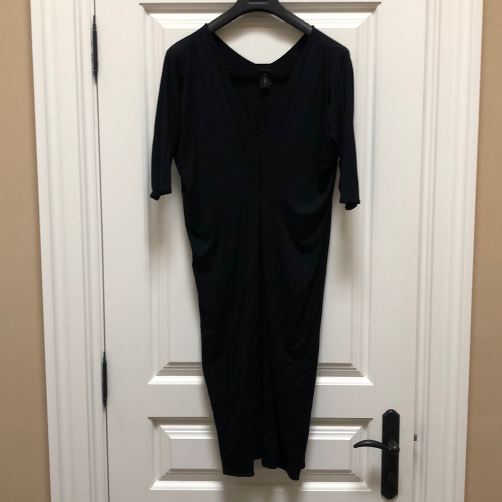Zero +Maria Cornejo Black Jersey dress